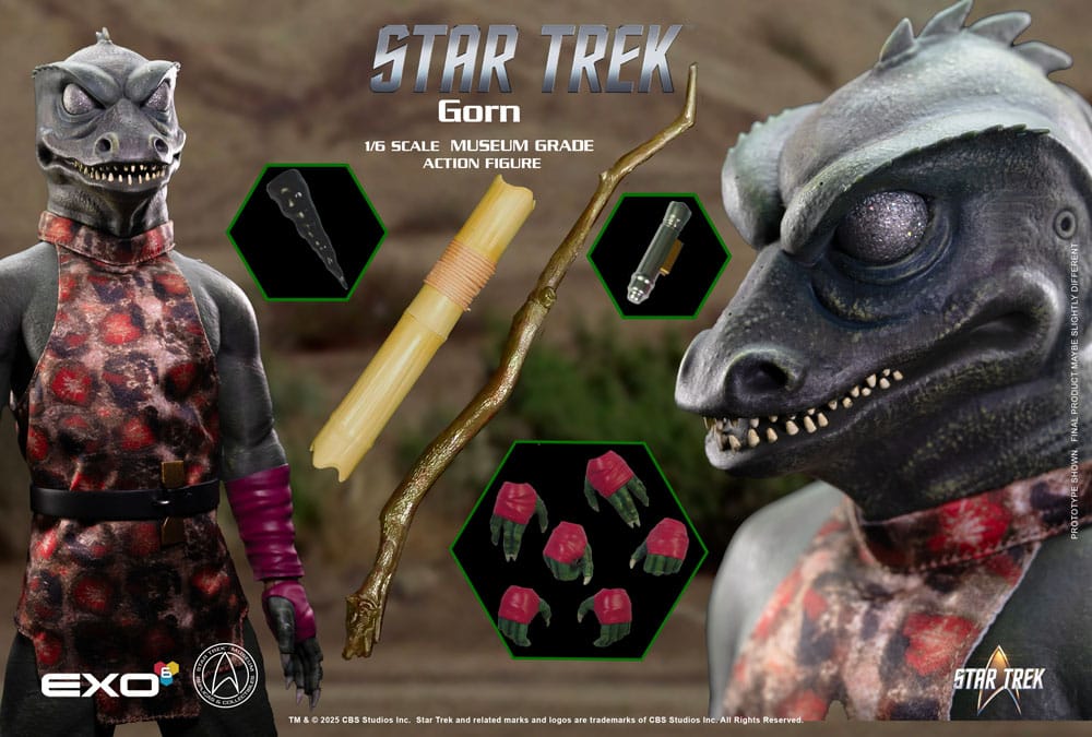 Star Trek Figura 1/6 Gorn 31 cm - Z POP Toys