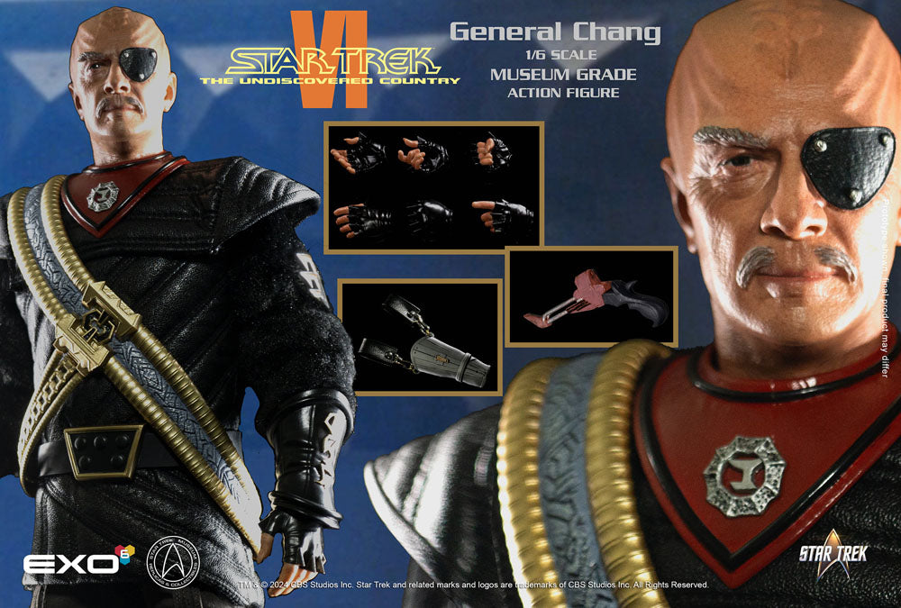 Star Trek VI: aquel país desconocido Figura 1/6 General Chang 30 cm