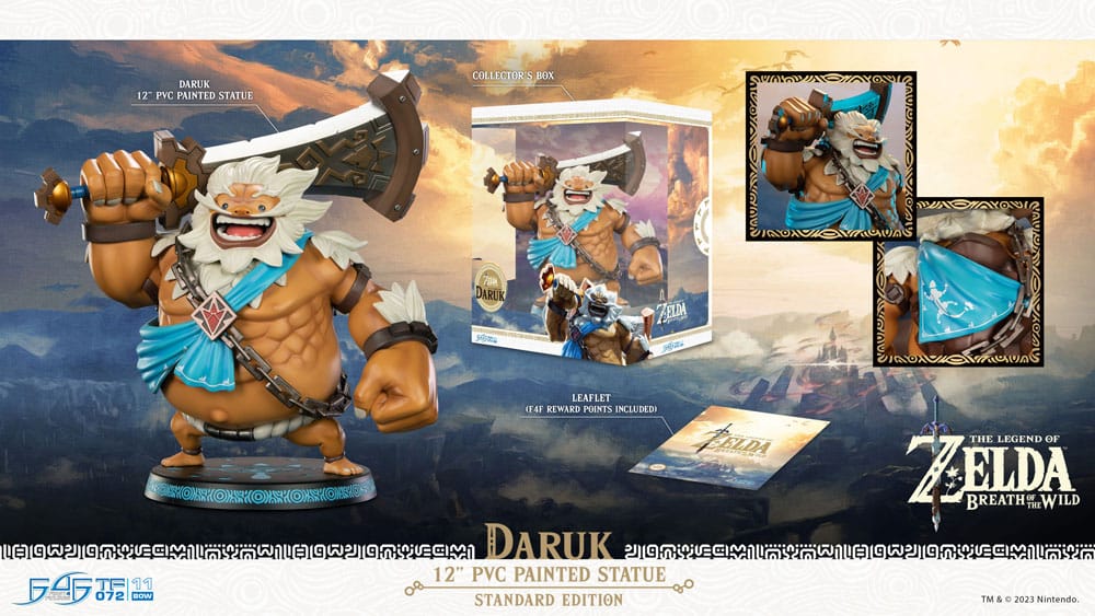 The Legend of Zelda Breath of the Wild Estatua PVC Daruk Standard Edition 29 cm