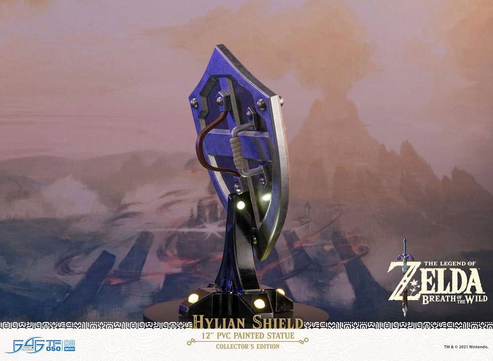 The Legend of Zelda Breath of the Wild Estatua PVC Hylian Shield Collector's Edition 29 cm