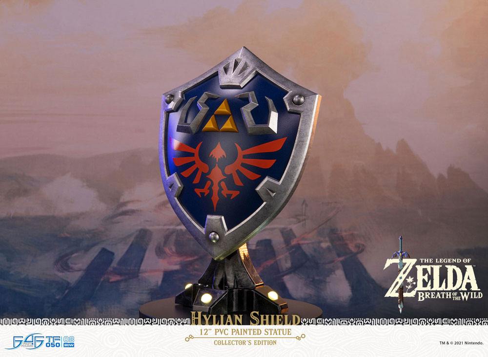 The Legend of Zelda Breath of the Wild Estatua PVC Hylian Shield Collector's Edition 29 cm