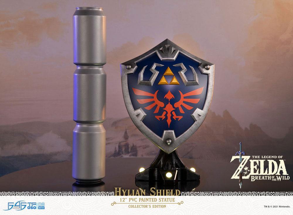 The Legend of Zelda Breath of the Wild Estatua PVC Hylian Shield Collector's Edition 29 cm