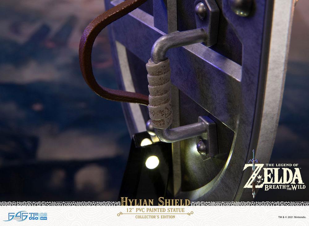 The Legend of Zelda Breath of the Wild Estatua PVC Hylian Shield Collector's Edition 29 cm
