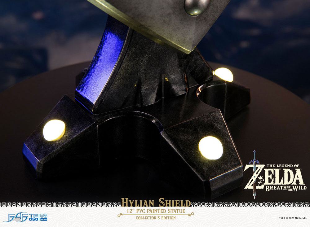 The Legend of Zelda Breath of the Wild Estatua PVC Hylian Shield Collector's Edition 29 cm