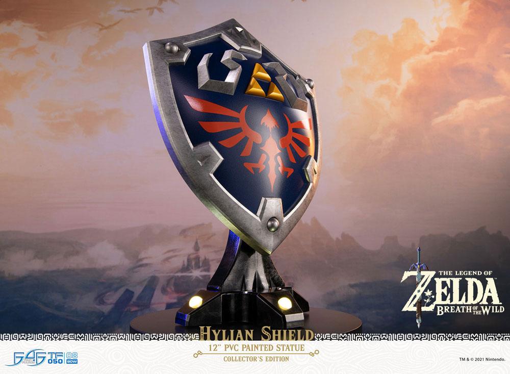 The Legend of Zelda Breath of the Wild Estatua PVC Hylian Shield Collector's Edition 29 cm