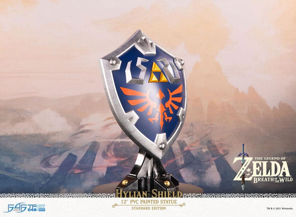 The Legend of Zelda Breath of the Wild Estatua PVC Hylian Shield Standard Edition 29 cm