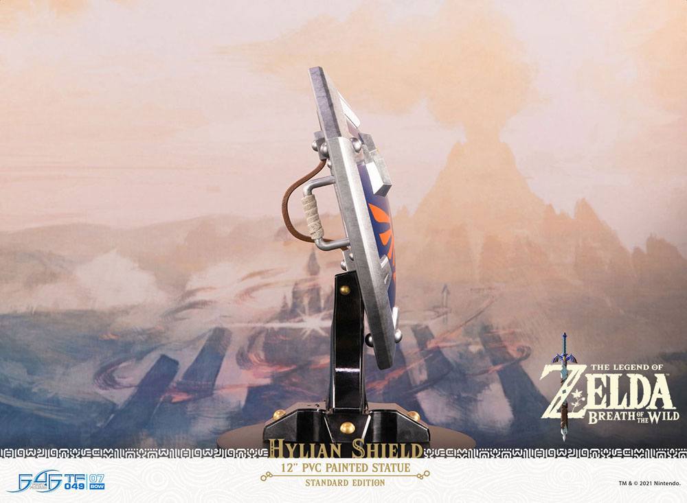 The Legend of Zelda Breath of the Wild Estatua PVC Hylian Shield Standard Edition 29 cm