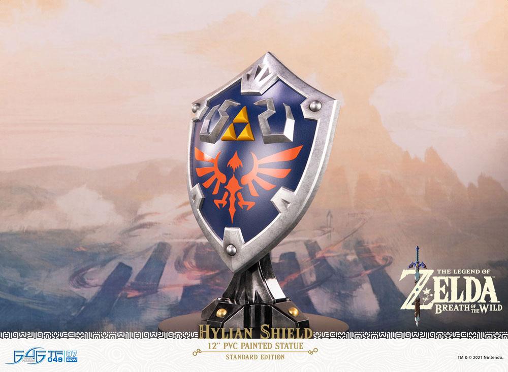 The Legend of Zelda Breath of the Wild Estatua PVC Hylian Shield Standard Edition 29 cm