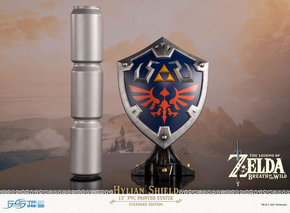 The Legend of Zelda Breath of the Wild Estatua PVC Hylian Shield Standard Edition 29 cm