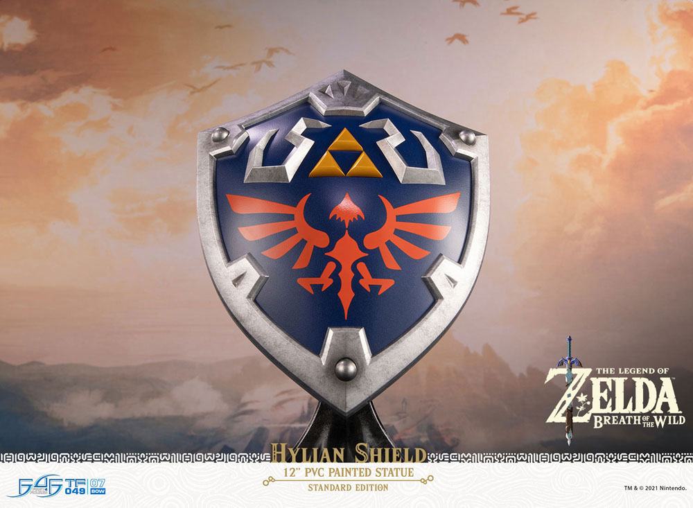 The Legend of Zelda Breath of the Wild Estatua PVC Hylian Shield Standard Edition 29 cm