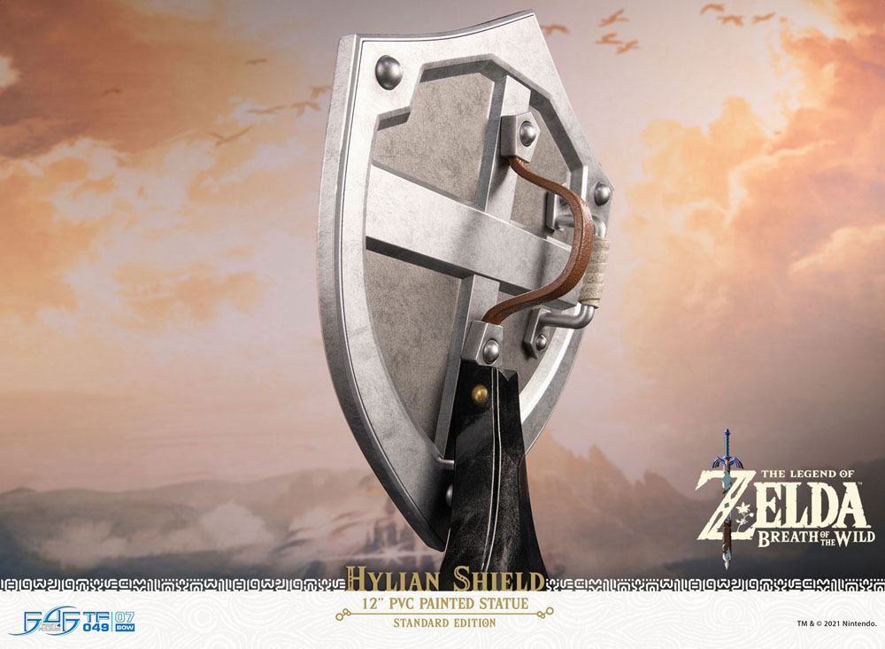 The Legend of Zelda Breath of the Wild Estatua PVC Hylian Shield Standard Edition 29 cm