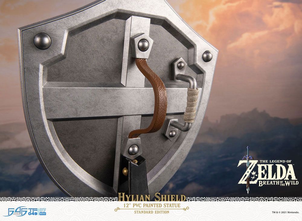 The Legend of Zelda Breath of the Wild Estatua PVC Hylian Shield Standard Edition 29 cm