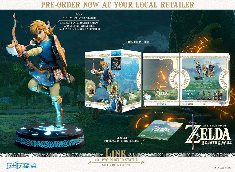 The Legend of Zelda Breath of the Wild Estatua PVC Link Collector's Edition 25 cm