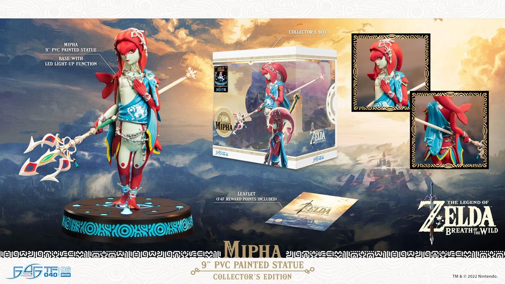 The Legend of Zelda Breath of the Wild Estatua PVC Mipha Collector's Edition 22 cm