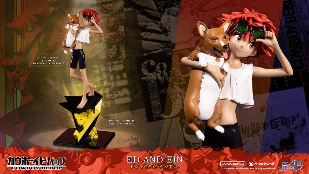 Cowboy Bebop Estatua 1/8 Ed & Ein 28 cm