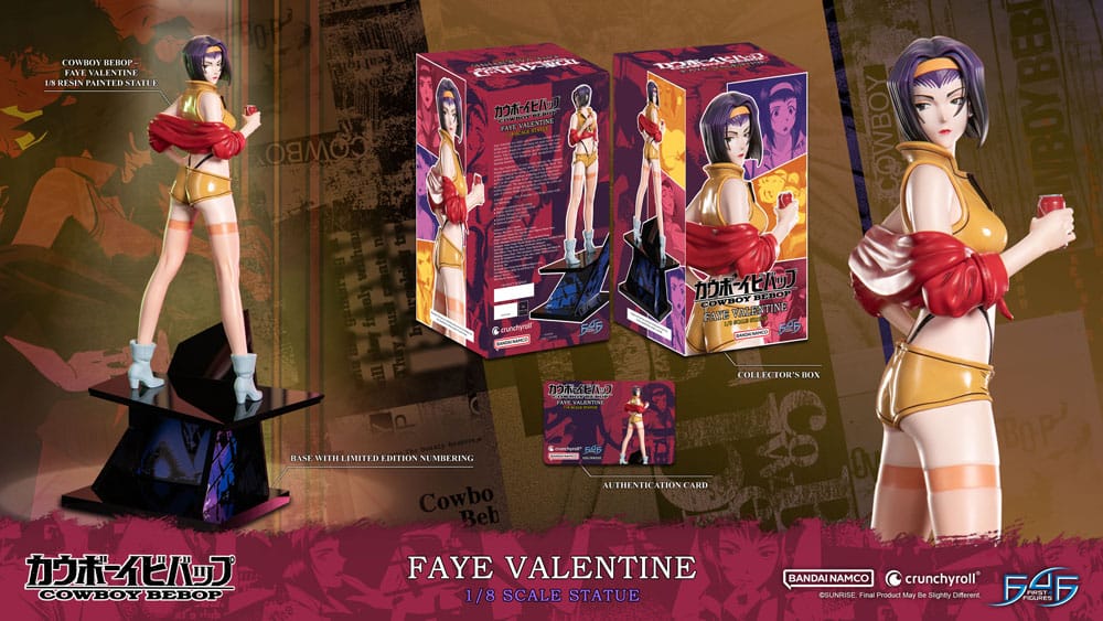 Cowboy Bebop Estatua Faye Valentine 32 cm