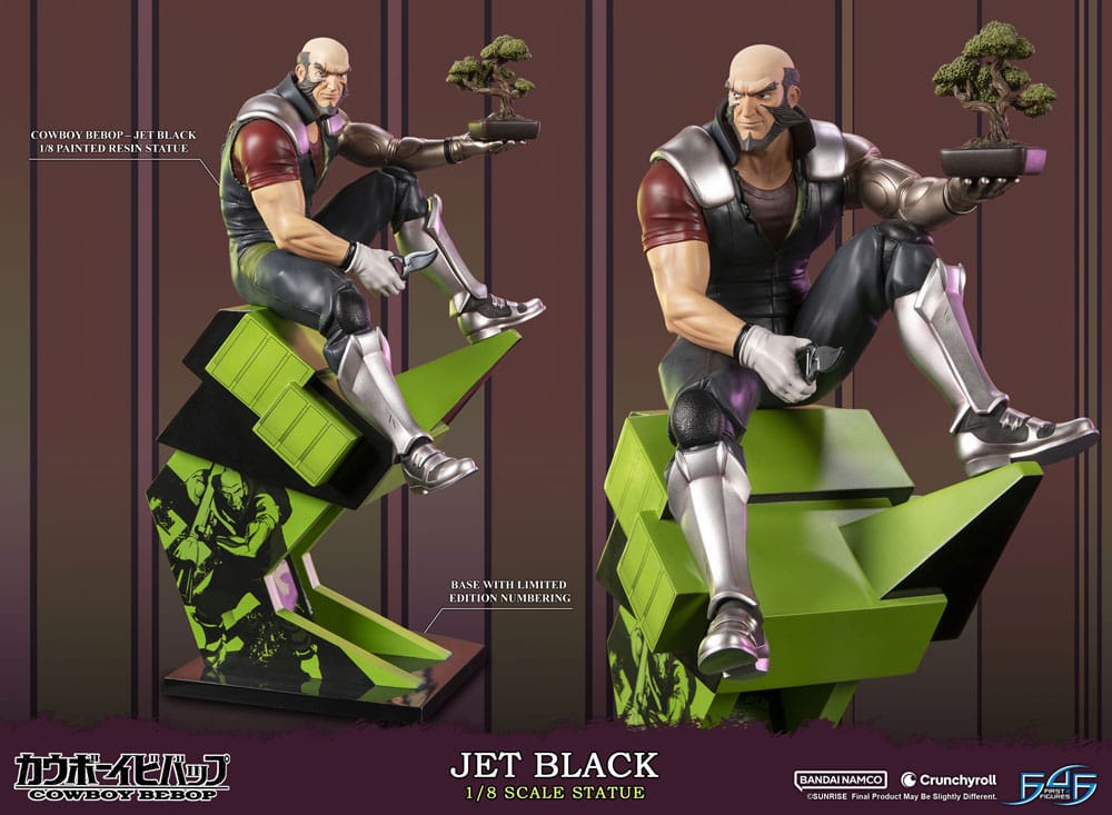 Cowboy Bebop Estatua 1/8 Jet Black 30 cm
