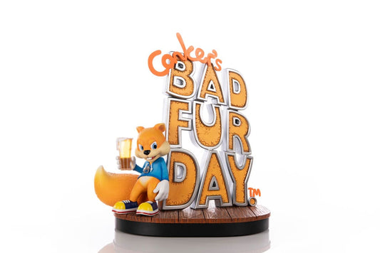 Conker´s Bad Fur Day Estatua Game Cover Exclusive Edition 45 cm