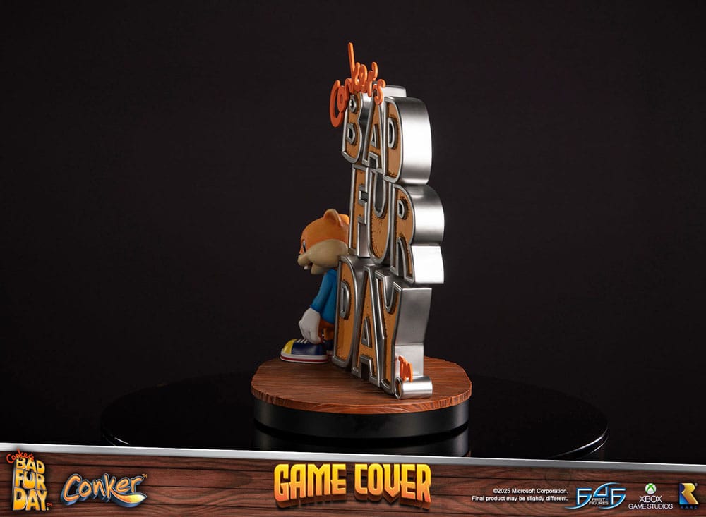 Conker´s Bad Fur Day Estatua Game Cover Exclusive Edition 45 cm