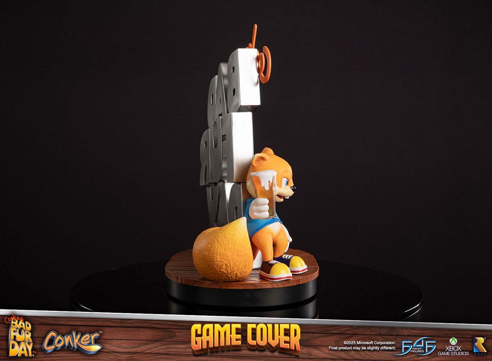 Conker´s Bad Fur Day Estatua Game Cover Exclusive Edition 45 cm