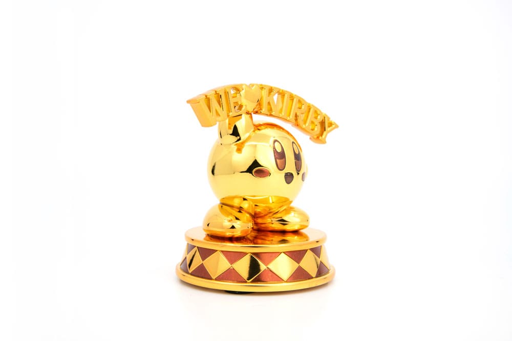 Kirby Estatua DieCast We Love Kirby Gold Edition 10 cm