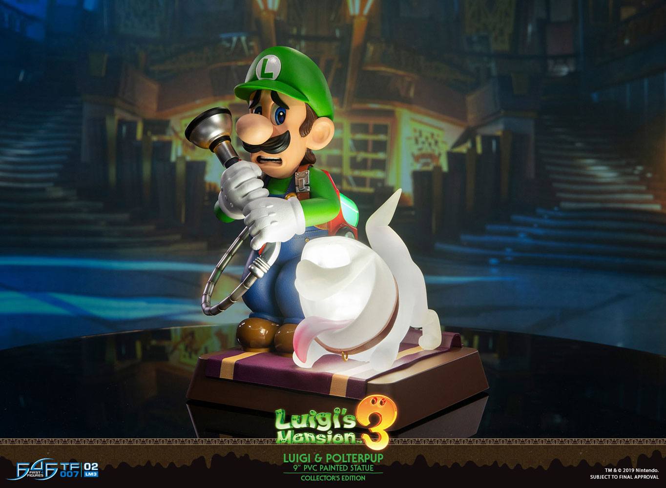 Luigi's Mansion 3 Estatua PVC Luigi & Polterpup Collector's Edition 23 cm
