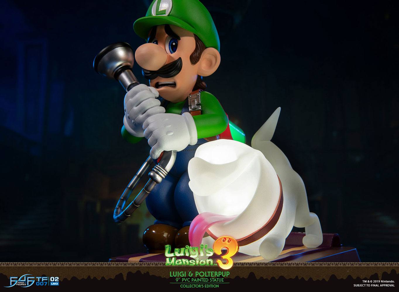 Luigi's Mansion 3 Estatua PVC Luigi & Polterpup Collector's Edition 23 cm