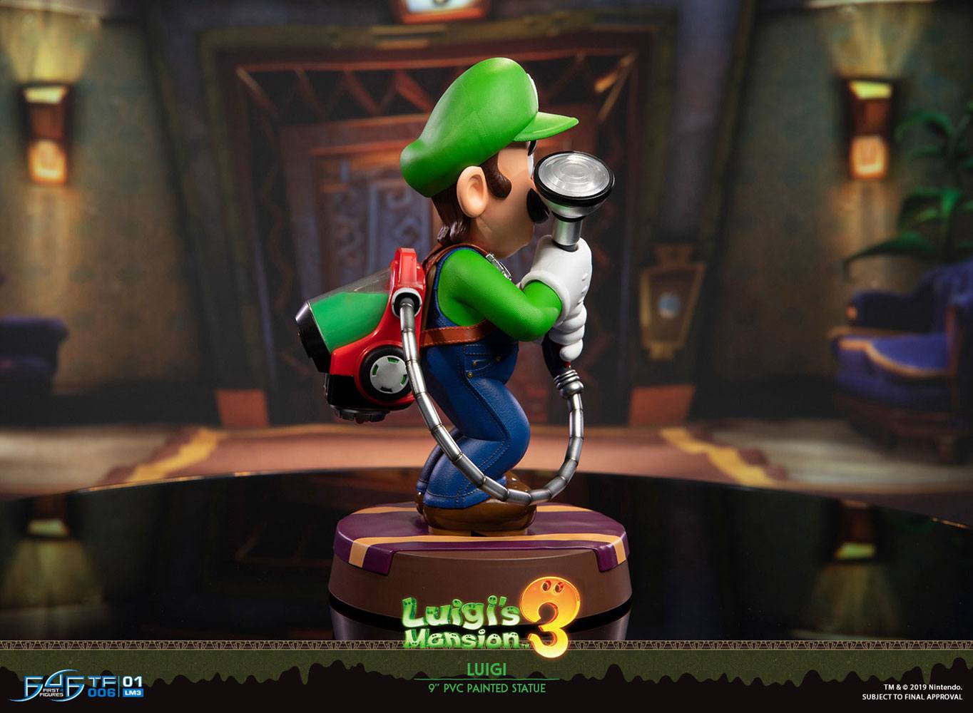 Luigi's Mansion 3 Estatua PVC Luigi 23 cm