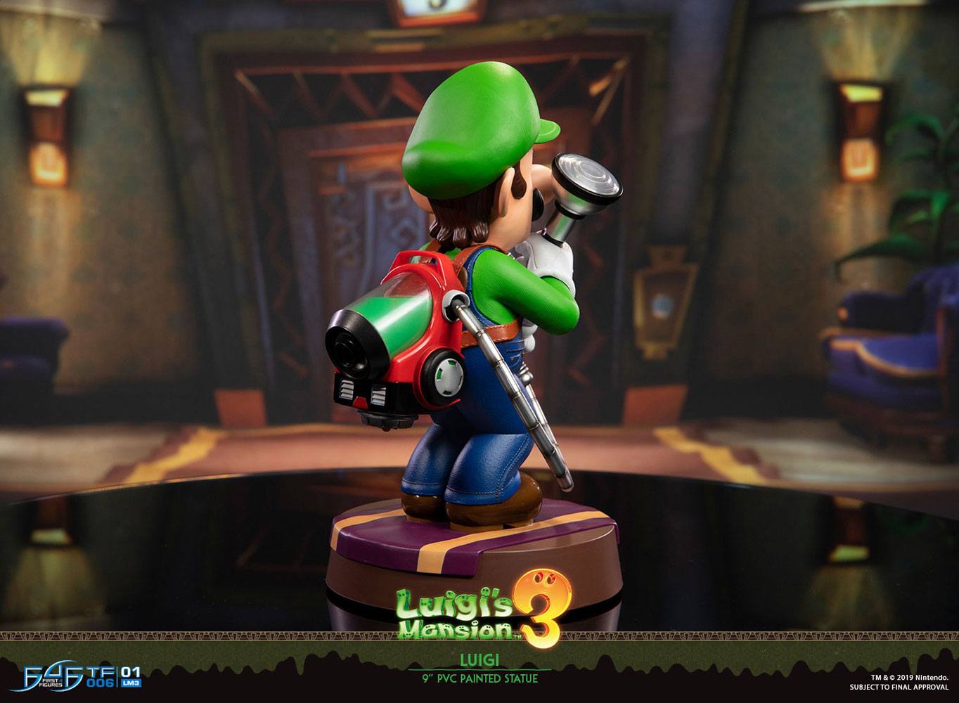 Luigi's Mansion 3 Estatua PVC Luigi 23 cm
