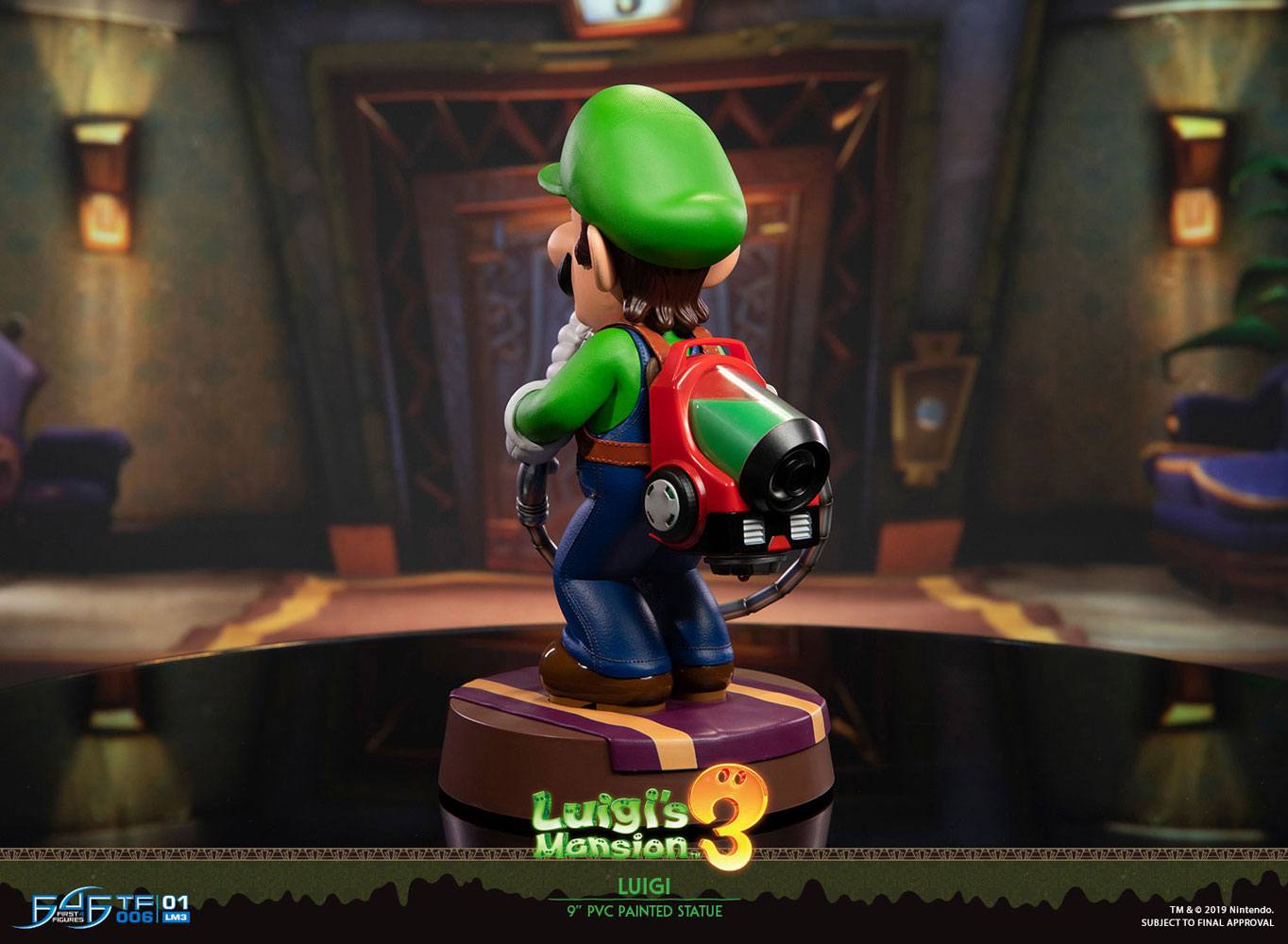 Luigi's Mansion 3 Estatua PVC Luigi 23 cm