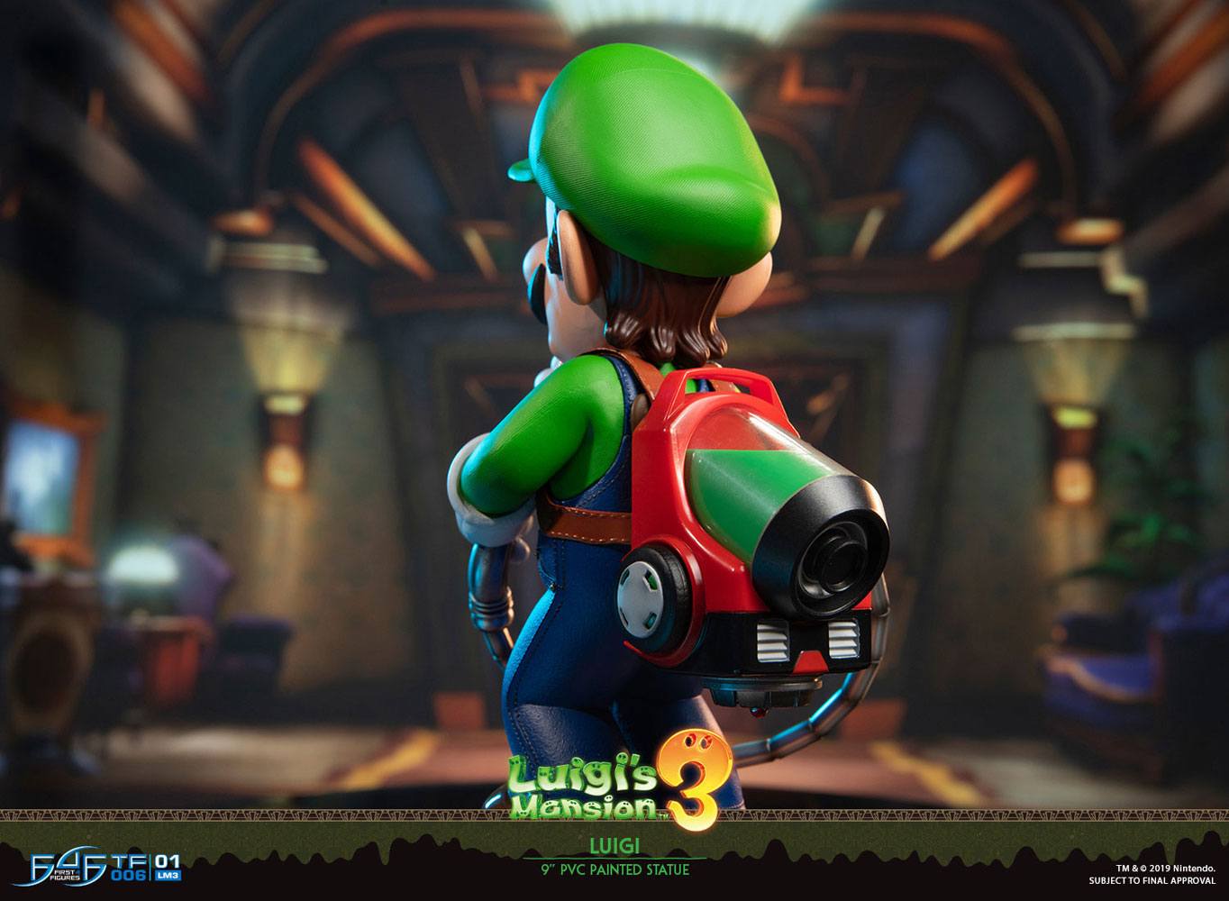 Luigi's Mansion 3 Estatua PVC Luigi 23 cm