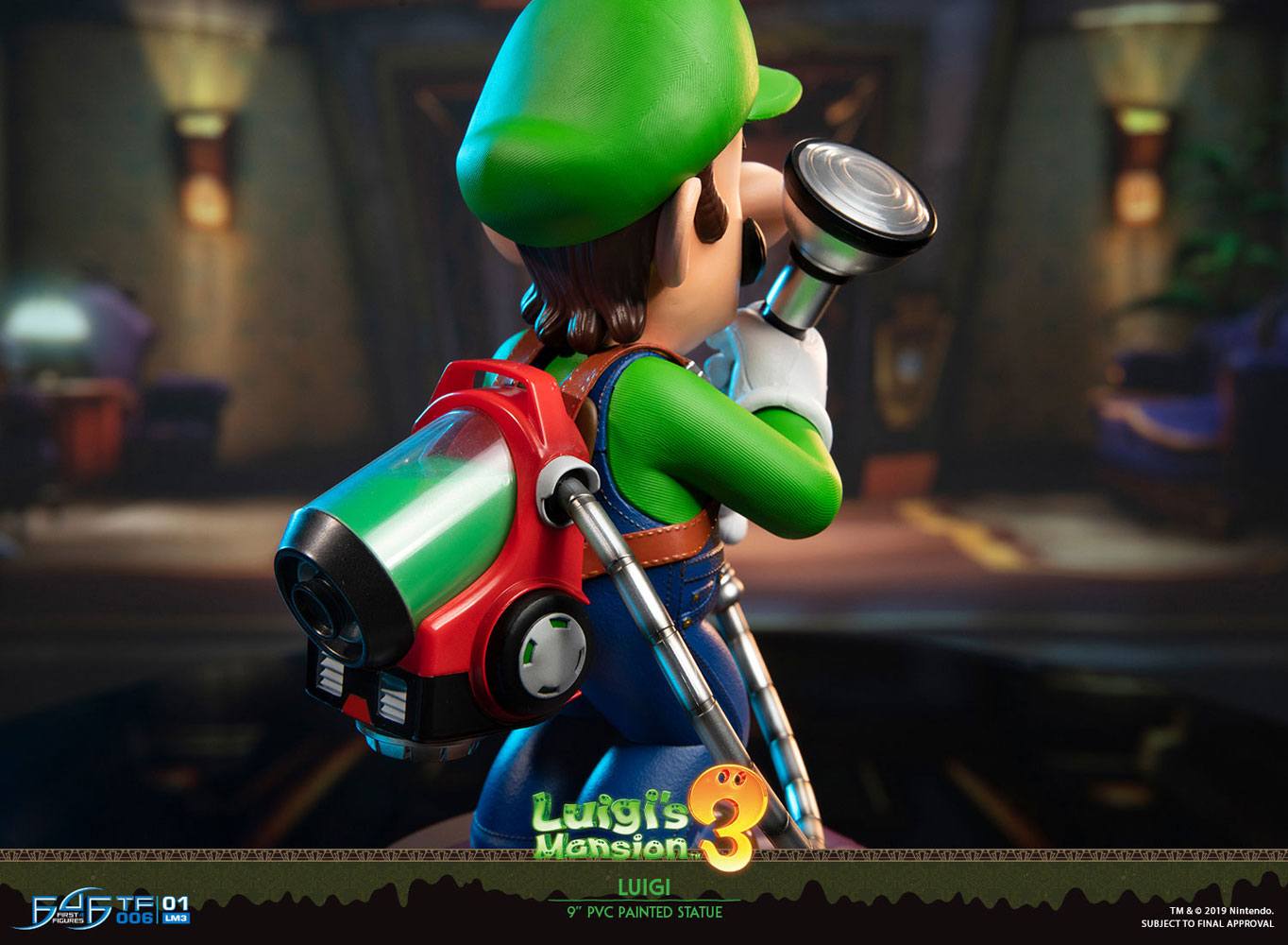 Luigi's Mansion 3 Estatua PVC Luigi 23 cm