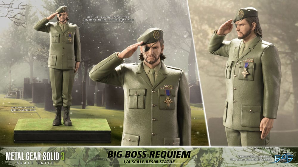 Metal Gear Solid 3: Snake Eater Estatua 1/4 Big Boss Requiem 55 cm