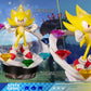 Sonic The Hedgehog Resin Estatua Sonic Frontiers Super Sonic 45 cm