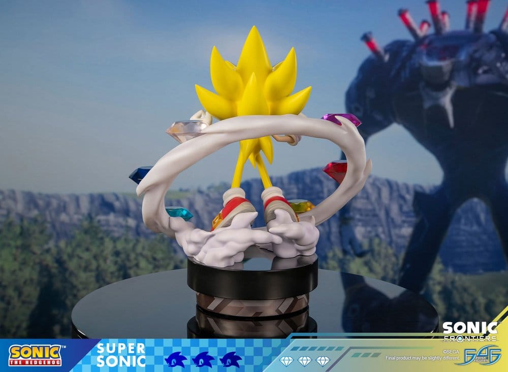 Sonic The Hedgehog Resin Estatua Sonic Frontiers Super Sonic 45 cm