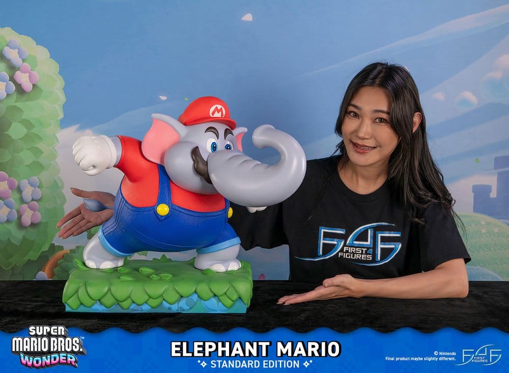 Super Mario Bros. Wonder Resin Estatua Elephant Mario Standard Edition 43 cm