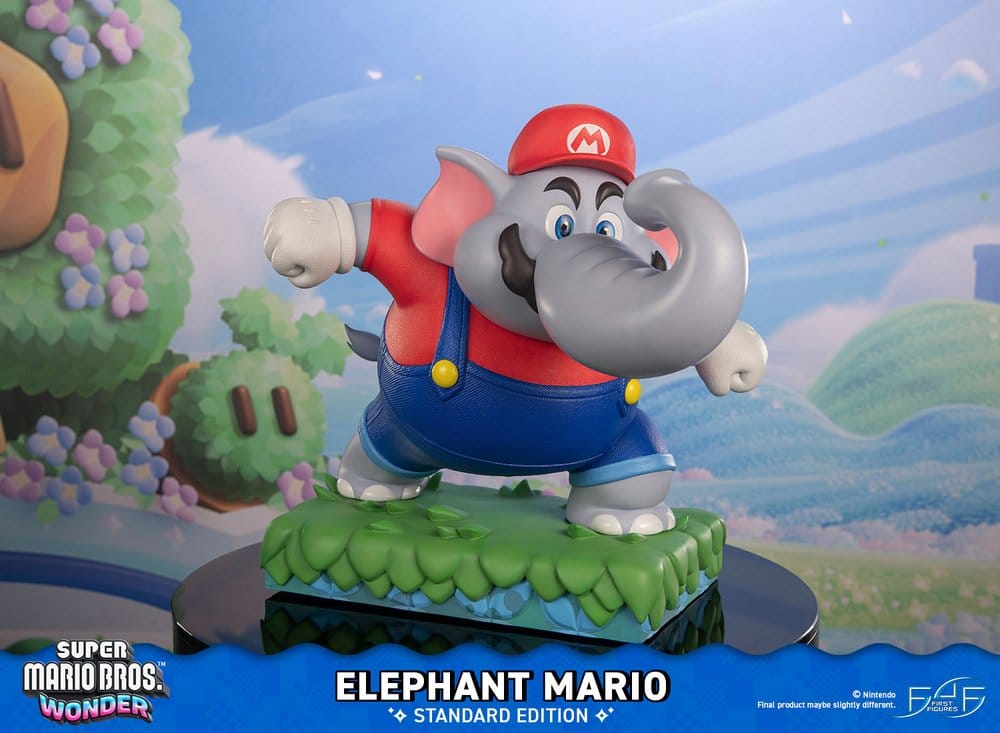 Super Mario Bros. Wonder Resin Estatua Elephant Mario Standard Edition 43 cm