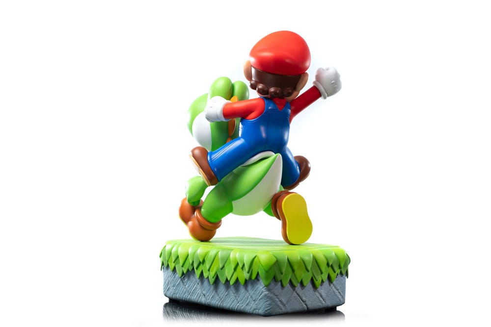 Super Mario Estatua Mario & Yoshi 48 cm