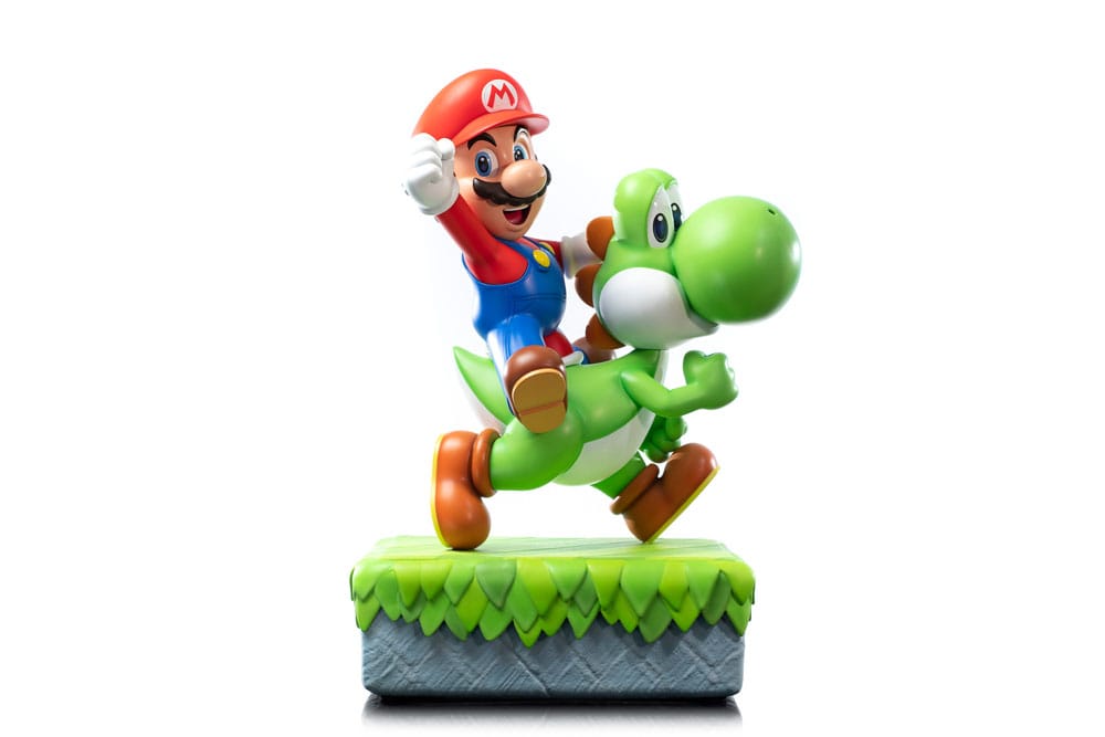 Super Mario Estatua Mario & Yoshi 48 cm