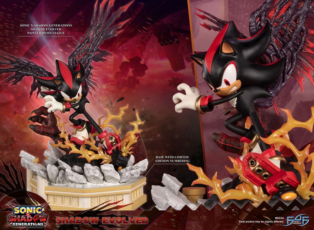 Sonic X Shadow Generations Estatua Shadow Evolved 58 cm