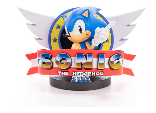 Sonic the Hedgehog Estatua Sonic Title Screen 21 cm