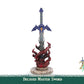 The Legend of Zelda: Tears of the Kingdom Estatua tamaño natural 1/1 Decayed Master Sword 28 cm