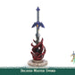 The Legend of Zelda: Tears of the Kingdom Estatua tamaño natural 1/1 Decayed Master Sword 28 cm