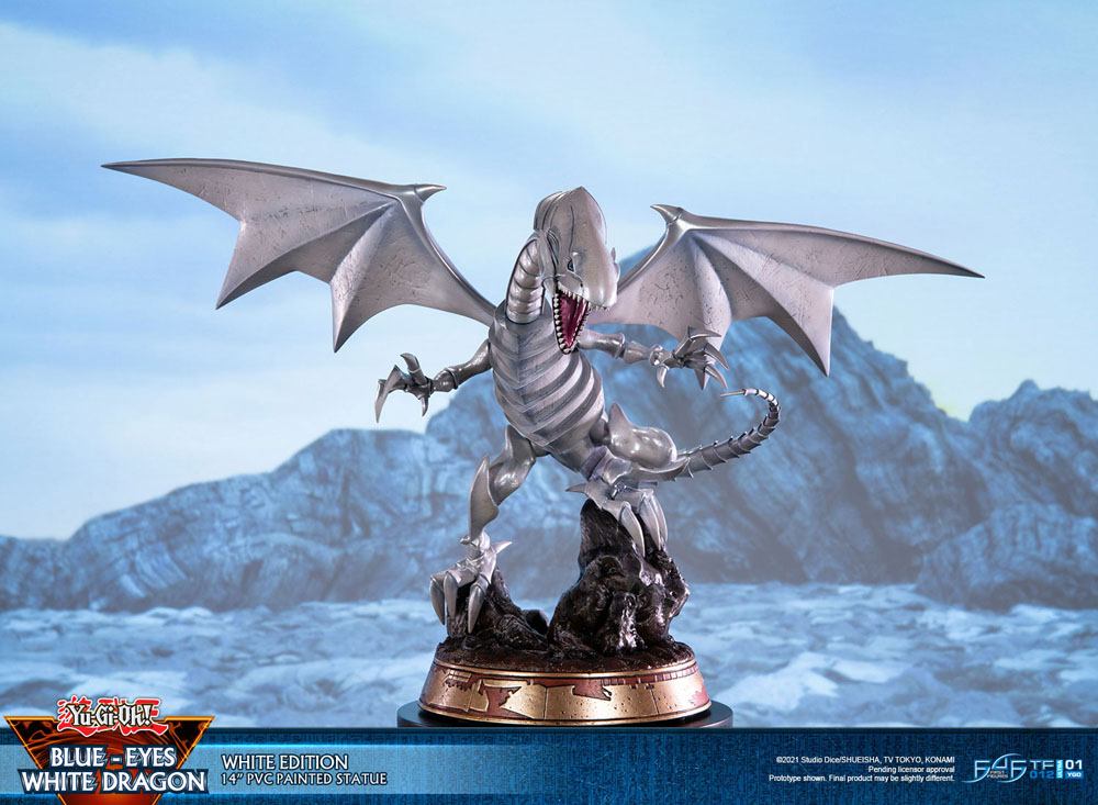 Yu-Gi-Oh! Estatua PVC Blue-Eyes White Dragon White Edition 35 cm