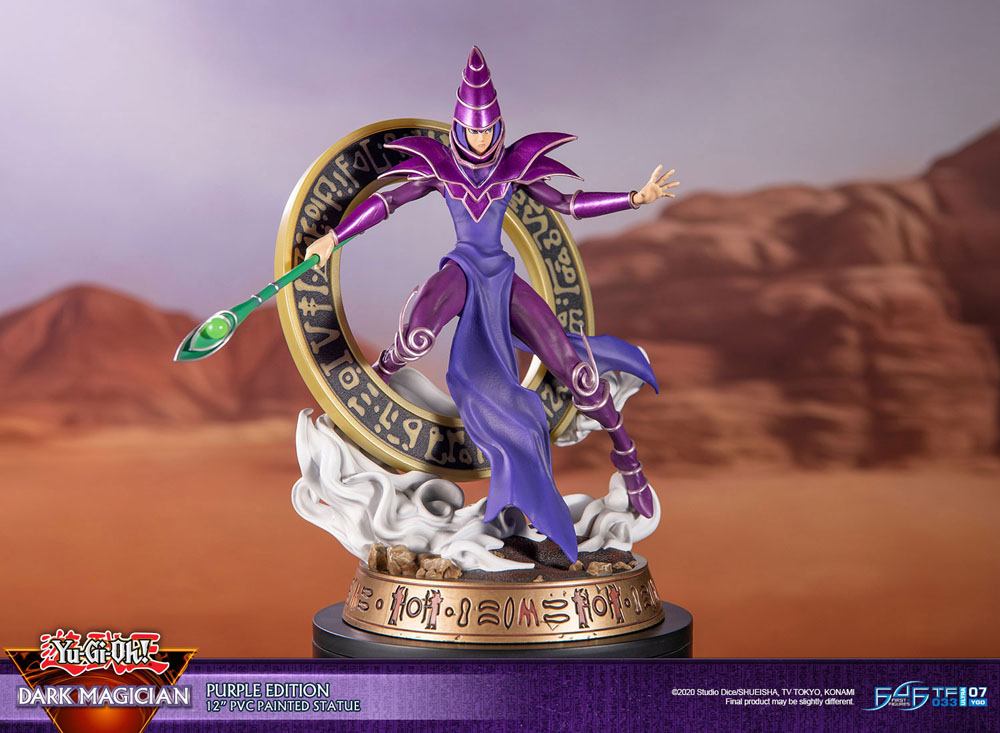 Yu-Gi-Oh! Estatua PVC Dark Magician Purple Version 29 cm