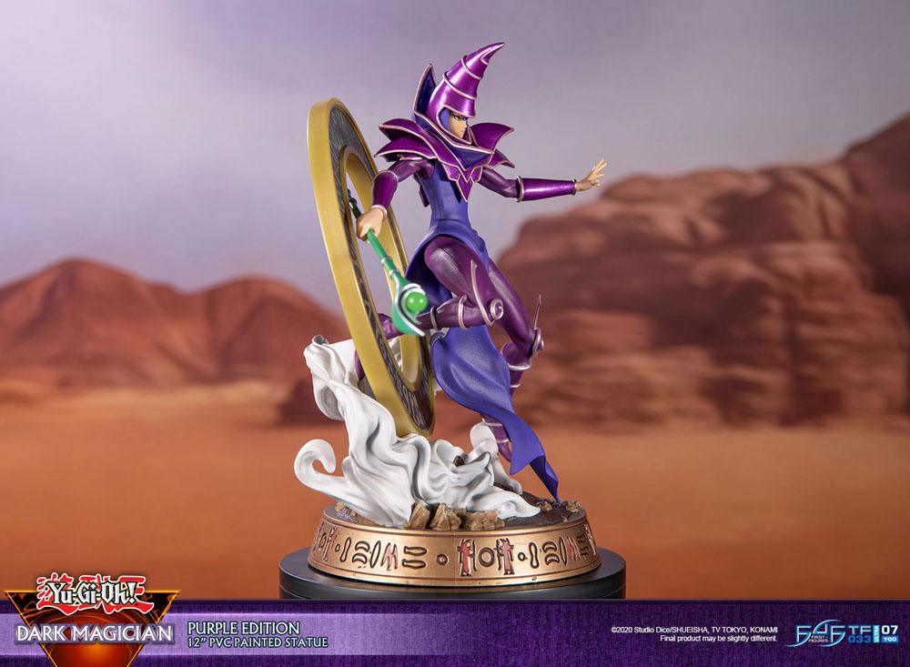 Yu-Gi-Oh! Estatua PVC Dark Magician Purple Version 29 cm