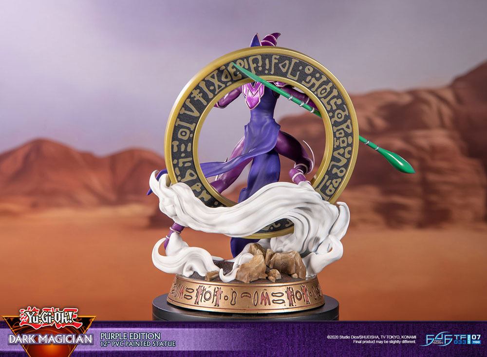 Yu-Gi-Oh! Estatua PVC Dark Magician Purple Version 29 cm