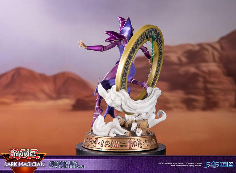 Yu-Gi-Oh! Estatua PVC Dark Magician Purple Version 29 cm