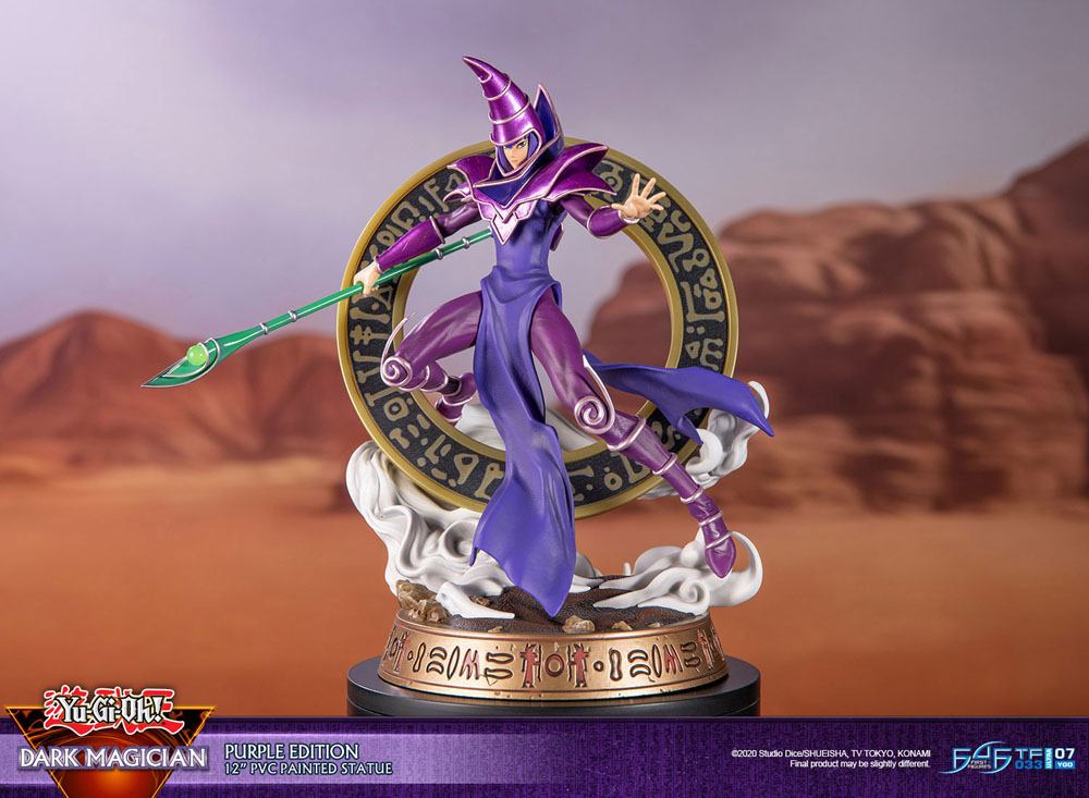 Yu-Gi-Oh! Estatua PVC Dark Magician Purple Version 29 cm