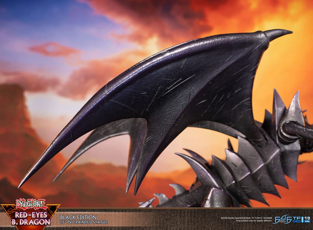 Yu-Gi-Oh! Estatua PVC Red-Eyes B. Dragon Black Colour 33 cm
